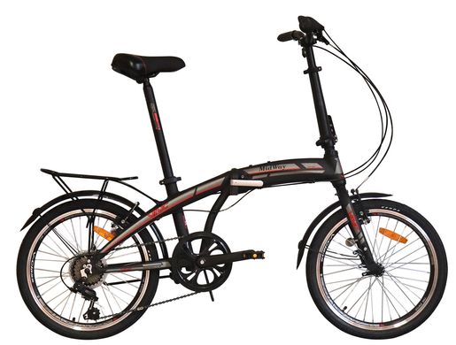 Велосипед VNC ' 20" MidWay EQ, V8A3-2033-BR, 33см, складний