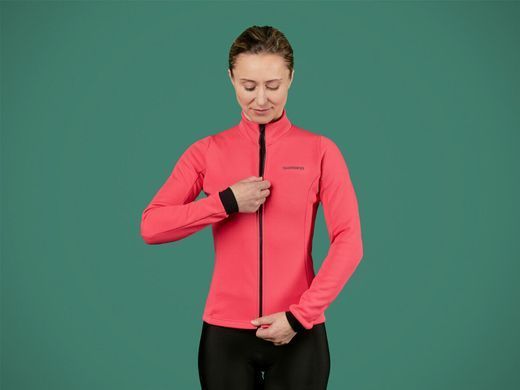 Велокуртка женская Shimano ELEMENT, коралловая, разм. S