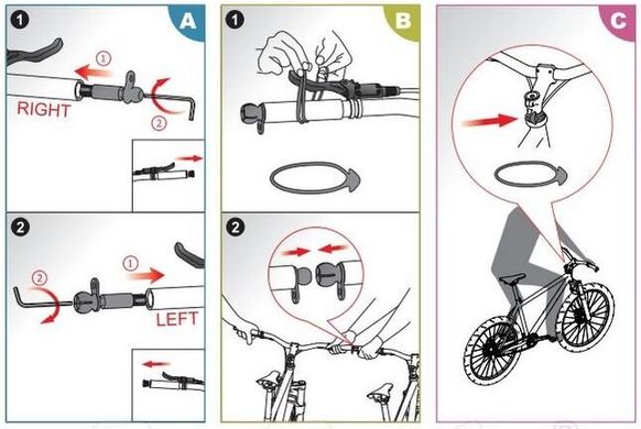 Набір Ice Toolz Bicyclick, легко скріплює велосипеди в будь-якому місці, підходить під основні види шосейних рулів