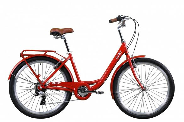 Велосипед 26 "Dorozhnik RUBY, 2020, червоний