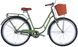 Велосипед 28 Dorozhnik RETRO Velosteel рама-19" темно-зеленый с багажником задн. St с корзиной Pl с крылом St 2024 1 из 2
