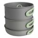 Набір посуду Bo-Camp Explorer XL 4 Pieces Hard Anodized Grey/Green (2200249) 10 з 13