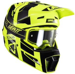 Шолом Leatt Helmet Moto 3.5 + Goggle, Citrus, S