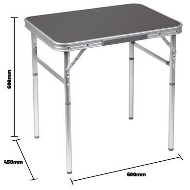 Стіл Bo-Camp 60x45 cm Grey (1404385)