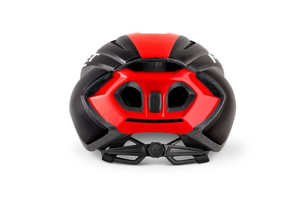 Шлем Met STRALE CE BLACK RED PANEL/GLOSSY 56-58 cm
