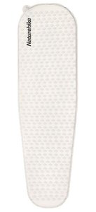 Самонадувний килимок надлегкий одномісний овальний Naturehike CNK2300DZ013, 35 мм, світло-сірий