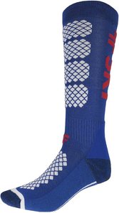 Термошкарпетки 4F с шерстью колір: синій білий червоний