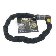 Замок Onguard MASTIFF COMBO ланцюг 80cм x 8мм, посилена титаном + інтегрований кодовий замок на 4 цифри