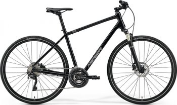 Велосипед MERIDA CROSSWAY XT-EDITION,L55,GLOSSY BLACK(MATT SILVER