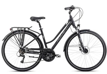 Велосипед Romet 2024 Gazela 4 черно-серый 18 M