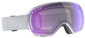 Маска горнолыжная Scott LCG COMPACT LS (mineral white/light sensitive blue chrome)
