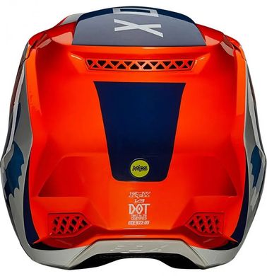 Шлем FOX V3 RS WIRED HELMET Flo Orange, XL