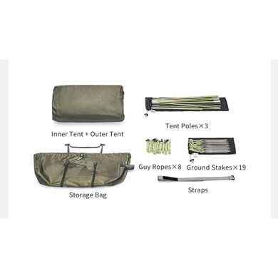Палатка двухместная Naturehike Opalus, UL, CNK2450WS036, темно-зеленый