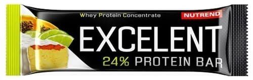 Спортивное питание Nutrend Excelent Protein bar, 85 г, лайм+папайя