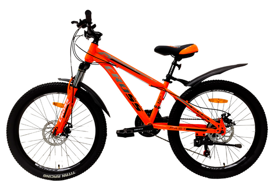 Велосипед Cross 24" Fast Рама-12" orange-grey