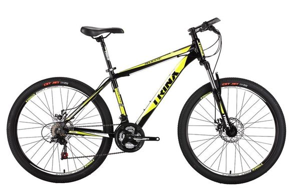 Велосипед Trinx M136 26" Matt-Grey-Yellow-Black
