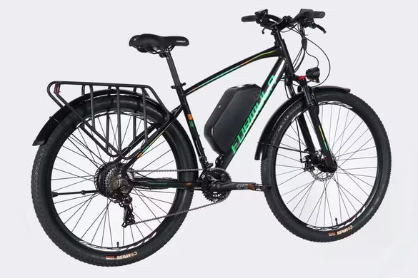 Велосипед с электроприводом 29" AL Formula eCURSOR MAN DD CS рама-19" 48B 17.5А*г 500Вт черно-зеленый 2026