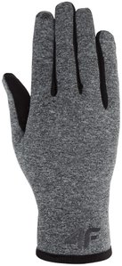 Перчатки 4F легкие цвет: черный серый touch на пальцах