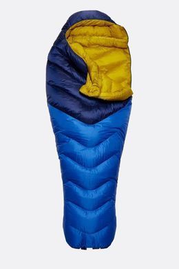 Спальний мішок жіночий Rab Neutrino 400 Wmns Regular, (-7&deg;C), 170 см - Left Zip, Nightfall Blue
