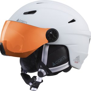 Горнолыжный шлем Cairn Electron Visor SPX2 mat white 57-58