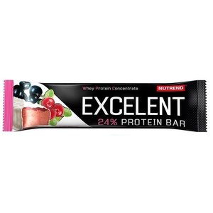 Спортивне харчування Nutrend Excelent Protein bar, 85 г, чорна смородина + журавлина