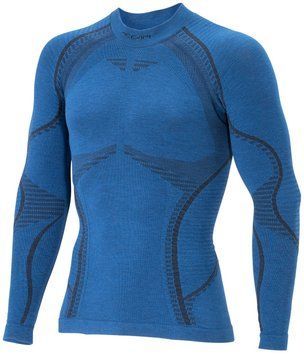 Чоловіча термофутболка з довгим рукавом Accapi Ergowool, Blue/Black, XL/XXL