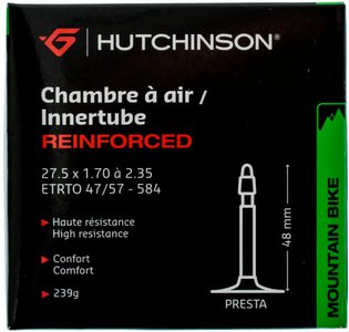 Камера Hutchinson CH 27,5X1,70/2,35 FV 48 мм RF, посилена 1,2мм