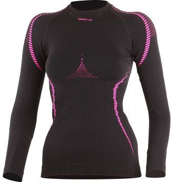 Термофутболка женская Lasting SITA 9040 - S/M - черный/розовый