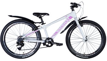 Велосипед AL 24" Discovery QUBE Vbr з крилом Pl 2024 (біло-рожевий)