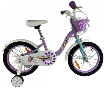 Велосипед RoyalBaby Chipmunk Darling 16", OFFICIAL UA, фиолетовый