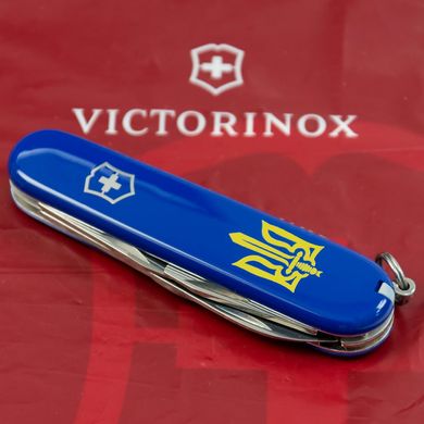 Нож складной Victorinox SPARTAN UKRAINE, Тризуб, 1.3603.2_T0308u