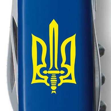 Нож складной Victorinox SPARTAN UKRAINE, Тризуб, 1.3603.2_T0308u