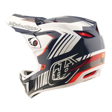 Шлем TLD D4 POLYACRYLITE HELMET; QUALIFER [BLUE/WHITE] XL