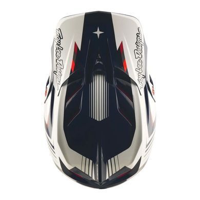 Шлем TLD D4 POLYACRYLITE HELMET; QUALIFER [BLUE/WHITE] XL