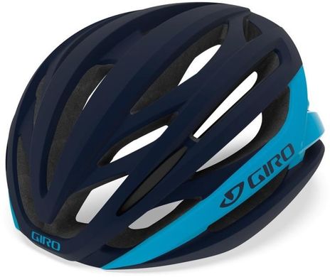Шолом велосипедний Giro Syntax темно синій/блакитний M/55-59см