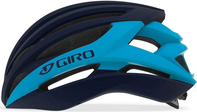Шолом велосипедний Giro Syntax темно синій/блакитний M/55-59см