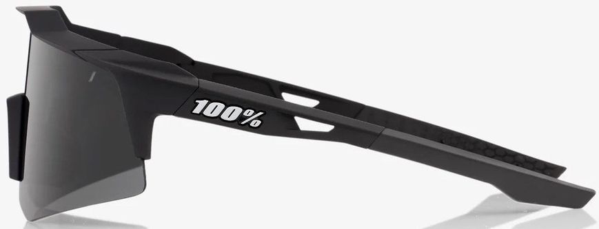 Велоокуляри Ride 100% SPEEDCRAFT XS - Soft Tact Black - Smoke Lens, Colored Lens