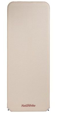 Самонадувний килимок одномісний Naturehike NH20DZ002, 30 мм, бежевий