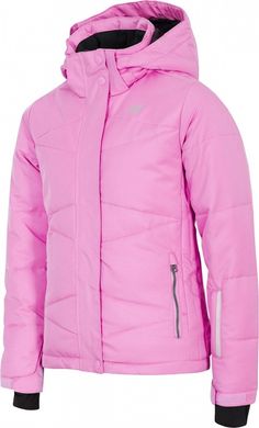 Куртка 4F горнолыжная цвет: розовый 8000