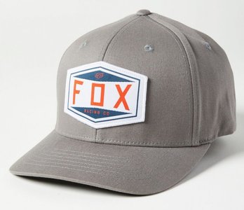 Кепка FOX EMBLEM FLEXFIT HAT [Pewter], S/M