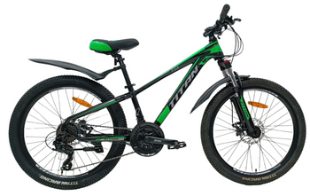 Велосипед Titan 24" FOX 2024 Рама-12" black-green