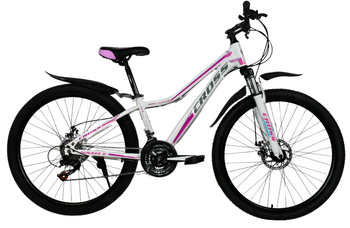Велосипед Cross 24" Smile Рама-12" white-violet