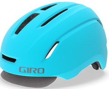 Шлем велосипедный Giro Caden LED матовый голубой M/55-59см
