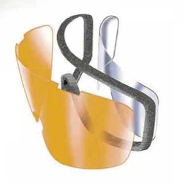 Окуляри захисні з ущільнювачем Pyramex i-Force Slim (amber) Anti-Fog, жовті