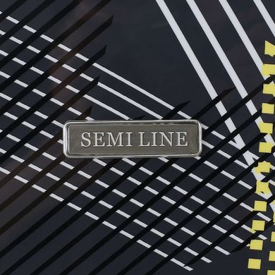 Чемодан Semi Line 24" (S) Black Pattern (T5651-2)