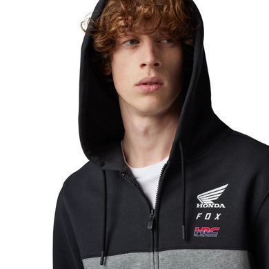 Кофта FOX ZIP Hoodie - HONDA&reg; [Black], XL