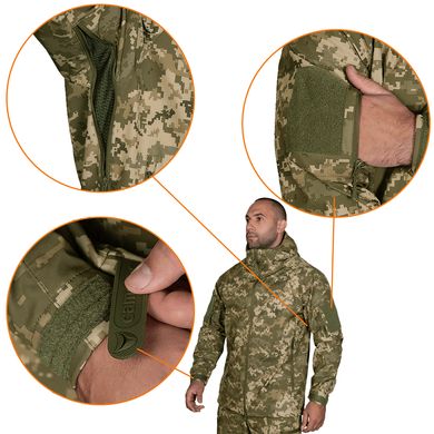 Куртка Camotec CM Stalker SoftShell Піксель (7379), S