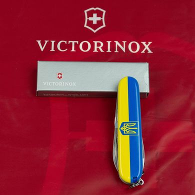 Ніж складаний Victorinox SPARTAN UKRAINE, Герб на прапорі, 1.3603.3.T3040p