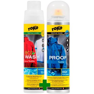 Пропитка TOKO и стирка Duo-Pack Textile Proof & Eco Textile Wash 250ml