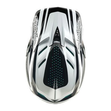 Шлем TLD D4 POLYACRYLITE HELMET; THE LINE [CHARCOAL / WHITE] XL